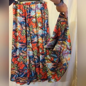 Christian Siriano long full circle skirt